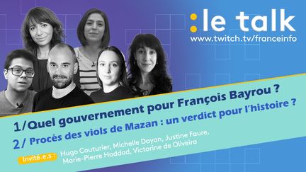 DIRECT. Le Talk - Bientôt un gouvernement pour François Bayrou et le verdict historique du procès des viols de Mazan : venez poser vos questions en direct dans le tchat !