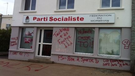 La permanence du Parti socialiste &agrave; Lorient (Morbihan), le 25 octobre 2013. (FRANCE 3 BRETAGNE)