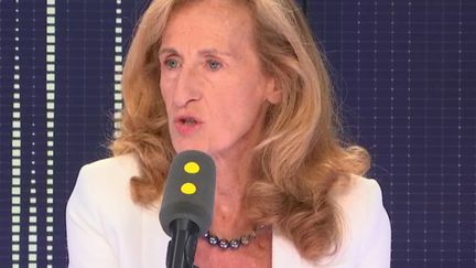 Nicole Belloubet, ministre de la Justice, invitée de franceinfo, jeudi 30 août 2018. (RADIO FRANCE / FRANCE INFO)