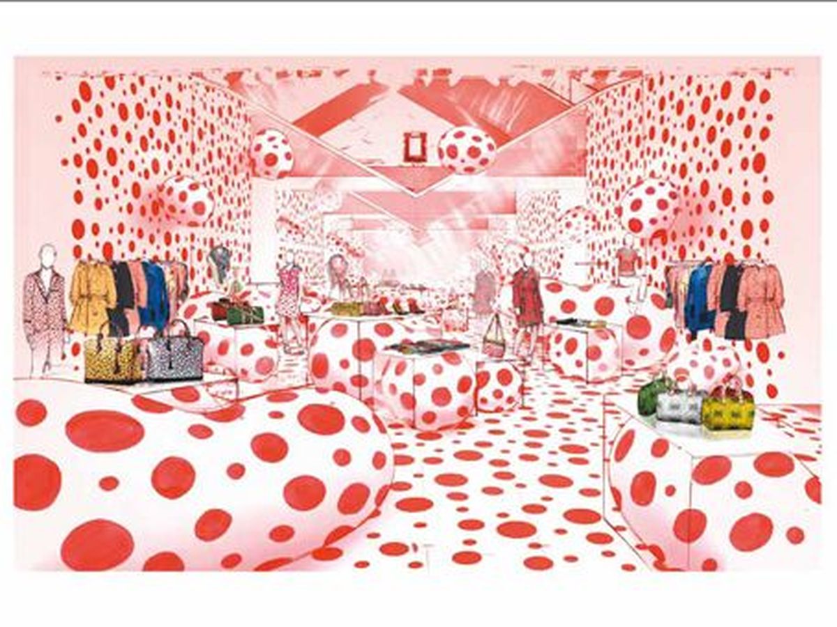 L'artiste Yayoi Kusama habille de pois trois parfums Louis Vuitton