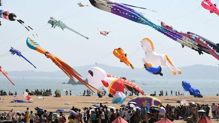 Un festival de cerfs-volants se tient à Xiamen, en Chine, en novembre 2019. (TPG IMAGES / MAXPPP)