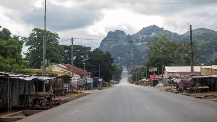 Une vue de la ville béninoise de Save désertée par la population le 14 juin 2019 en raison des violences. (YANICK FOLLY / AFP)