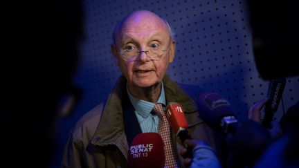 Patrick Stefanini, le 4 mars 2017 à Aubervilliers (Seine-Saint-Denis). (MARTIN BUREAU / AFP)