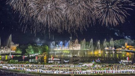 La Cinéscénie, lors du 40e anniversaire du parc du Puy du Fou, en 2017. (PHILIPPE CH?REL / MAXPPP)