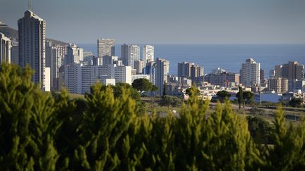 La station balnéaire de Benidorm, en Espagne, le 6 janvier 2019. (YORICK JANSENS / BELGA MAG)