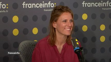 La présidente-fondatrice de Sybel, Virginie Maire, invitée de franceinfo le 24 février 2020. (FRANCEINFO / RADIOFRANCE)