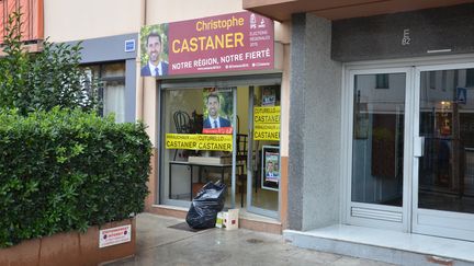 La permanence de la section du Parti socialiste de Nice-Ouest (Alpes-Maritimes), le 7 décembre 2015. (THOMAS BAIETTO / FRANCETV INFO)