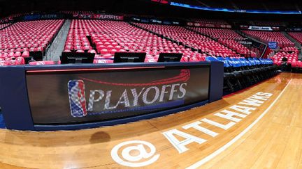 La salle des Hawks d'Atlanta (SCOTT CUNNINGHAM / NBAE / GETTY IMAGES)