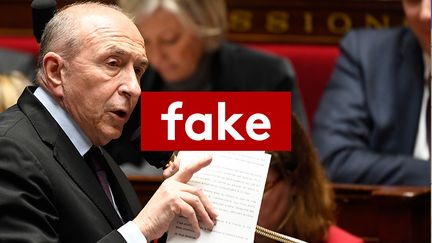 Gérard Collomb, ministre de l'Intérieur, le 28 mars 2018. (AFP)