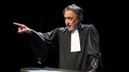 Richard Berry dans "Plaidoiries", au théâtre Antoine
 (Frédéric Dugit / PHOTOPQR/LE PARISIEN/MAXPPP)