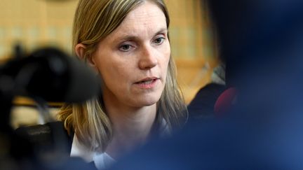 Agnès Pannier-Runacher, la secrétaire d'Etat auprès du ministre de l'Economie. (ERIC PIERMONT / AFP)