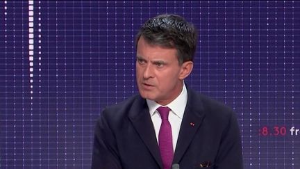 L'ancien Premier ministre Manuel Valls invité du 8h30 franceinfo, le 11 janvier 2022.&nbsp; (FRANCEINFO)