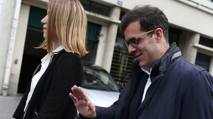 Ismael Emelien, alors conseiller d'Emmanuel Macron, le 13 mai 2017. (CHARLY TRIBALLEAU / AFP)