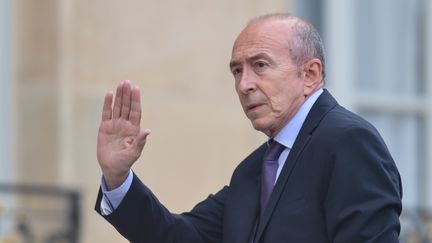 Le ministre de l'Intérieur, Gérard Collomb, le 13 juin 2017 au palais de l'Elysée à Paris. (ARTUR WIDAK / NURPHOTO / AFP)