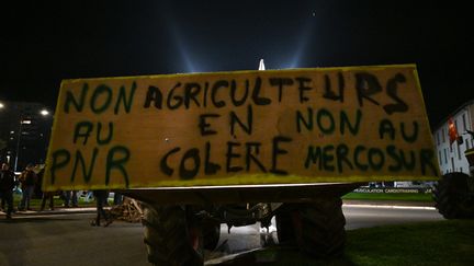 J2 mardi 19 novembre 2024 de la nouvelle mobilisation des agriculteurs. (KETTY BEYONDAS / MAXPPP)