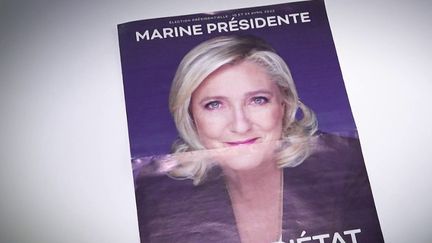 La Commission de contrôle de la campagne électorale pourrait retoquer la profession de foi de Marine Le Pen.&nbsp;En effet, les chiffres qui y sont inscrits, notamment au sujet de l’immigration, sont contestés par le ministère de l'Intérieur, mercredi 13 avril. (France 2)