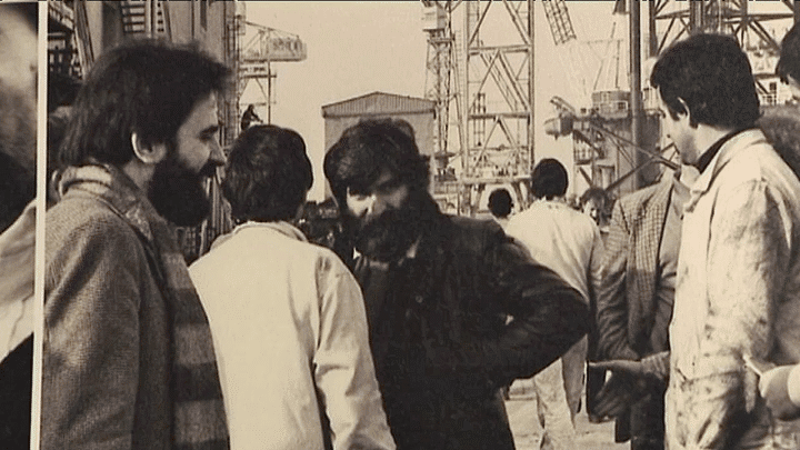 Giacobazzi sur les chantiers navals de la Seyne-sur-Mer
 (France 3 / Culturebox / Capture d&#039;écran)