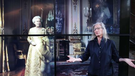 Annie Leibovitz, le 13 janvier 2016, lors de la présentation de l'exposition "Women : new portraits".
 (Shutterstock/SIPA)