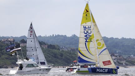 Charlie Dalin (Skipper Macif 2015) (CHARLY TRIBALLEAU / AFP)