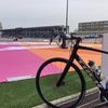 Le vélodrome de Roubaix, ligne d'arrivée historique du Paris-Roubaix, lors de Paris Roubaix Challenge, le 6 avril 2024. (Franceinfo: sport)