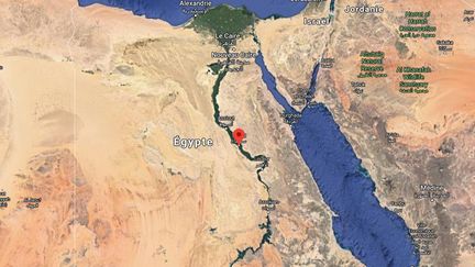 L'accident s'est déroulé dans le gouvernorat de&nbsp;Sohag, dans le sud de l'Egypte. (GOOGLE MAPS)