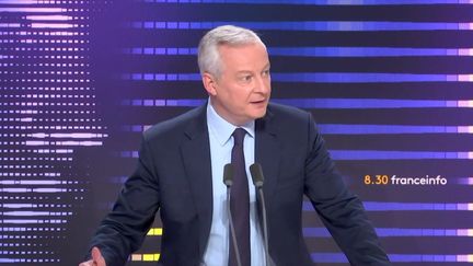 Bruno Le Maire, invité du "8h30 franceinfo" le 25 juillet 2023. (franceinfo)