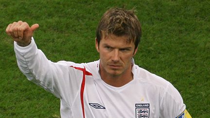 David Beckham sous le maillot de l'Angleterre