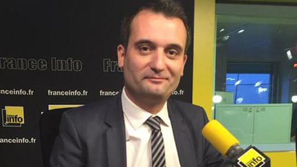 &nbsp; (Florian Philippot, tête de liste du Front national dans le Grand Est © Radio France)