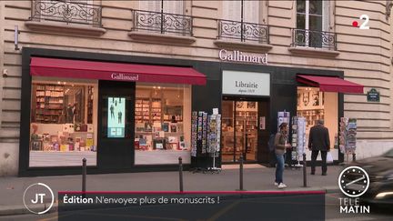 La librairie Gallimard à Paris. (France 2)