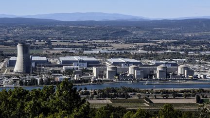 La centrale nucléaire du Tricastin, le 10 octobre 2017. (PHILIPPE DESMAZES / AFP)