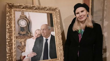 La Princesse Rita Boncompagni Ludovisi, troisième épouse du Prince Nicolo Boncompagni Ludovisi mort en 2018. (BRUCE DE GALZAIN / RADIO FRANCE)