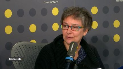 Pauline Bèbe, première femme rabbin de France, invitée de franceinfo le 23 janvier. (FRANCEINFO / RADIO FRANCE)