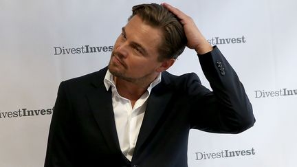 L'acteur Leonardo DiCaprio, le 22 septembre, &agrave; New York (Etats-Unis). (JUSTIN SULLIVAN / GETTY IMAGES / AFP)