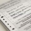 Un bulletin de vote pour l'élection présidentielle américaine du 8 novembre 2016, photographié à Washington D.C. (Etats-Unis). (SAUL LOEB / AFP)