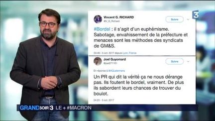 Les réseaux sociaux ont beaucoup commenté les propos du président. (FRANCE 3)