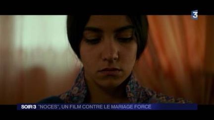 Une image de l'actrice principale du film Noces&nbsp; (France 2)