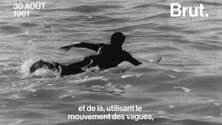 En 1961, la télévision française découvrait le surfing. Mais comment ce sport pouvait-il bien être perçu à l'époque ?