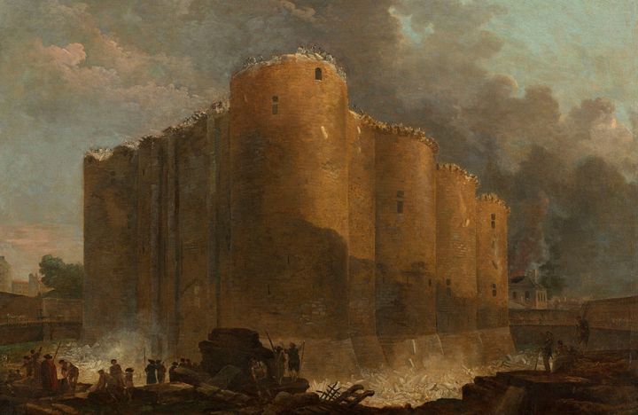 Hubert Robert (Paris, 1733-1808), La Bastille dans les premiers jours de sa démolition, 1789 (© musée Carnavalet – Histoire de Paris)