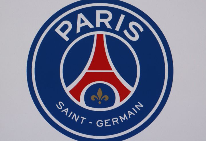 Le nouveau logo du PSG. (THOMAS COEX / AFP)