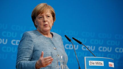 Angela Merkel, le 21 octobre 2018 à Berlin. (ODD ANDERSEN / AFP)