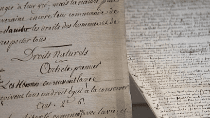 Le manuscrit des droits de l'homme à Paris
 (France3/culturebox)