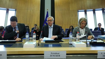 Le président de la Commission européenne, Jean-Claude Juncker, le 4 mai 2016, lors d'une réunion sur les visas turcs. (DURSUN AYDEMIR / ANADOLU AGENCY / AFP)