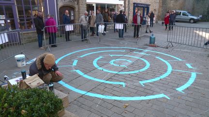 Le&nbsp; labyrinthe du street artiste "Du bon sens"&nbsp; (C. François/France Télévisions)