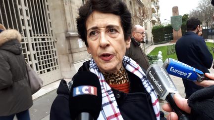 Joséphine, habitante du deuxième étage de l'immeuble, a été témoin de l'altercation entre la principale suspecte et un autre résident. (BENJAMIN ILLY / FRANCE-INFO)