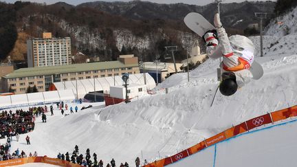 Chloé Kim, championne olympique de snowboard half-pipe (LOIC VENANCE / AFP)