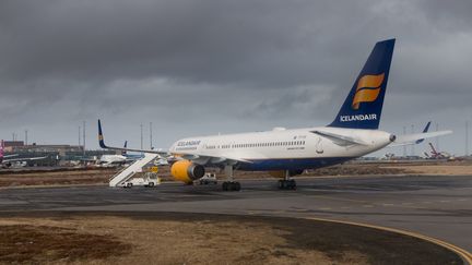 Un avion de la compagnie Icelandair, à Keflavik (Islande), an avril 2017 (FRANK DUENZL / PICTURE ALLIANCE)