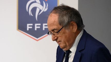 Le président de la FFF Noël Le Graët, le 13 mars 2021. (FRANCK FIFE / AFP)