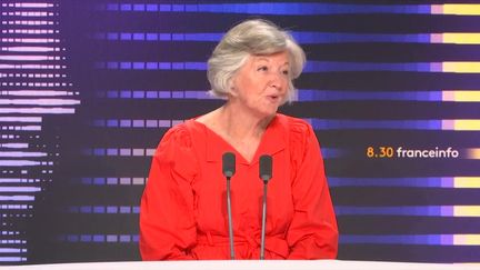 Agnès Levallois, vice-president of the Institute for Research and Mediterranean Middle East Studies (iReMMO), Thursday August 1, 2024 on franceinfo. (FRANCEINFO / RADIO FRANCE)