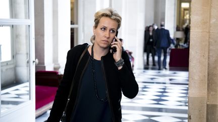 La députée LREM Emilie Chalas, rapporteur du projet, à l'Assemblée nationale, le 30 janvier 2018. (VINCENT ISORE / MAXPPP)