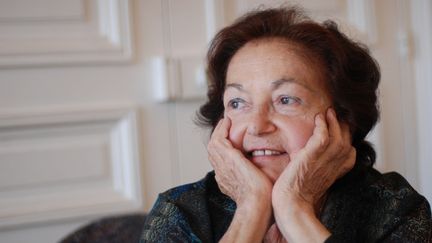 Portrait de Françoise Héritier, le 2 octobre 2013, à Paris.&nbsp; (DRFP / Leemage / AFP)